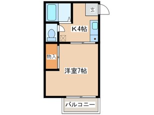 グラス御園の物件間取画像